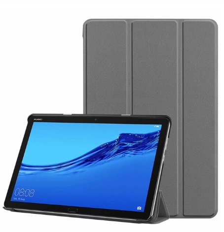Чехол SMARTBOOK для планшета Huawei MediaPad M5 10 Lite BAH2-L09/W19 DL-AL09 (серый)