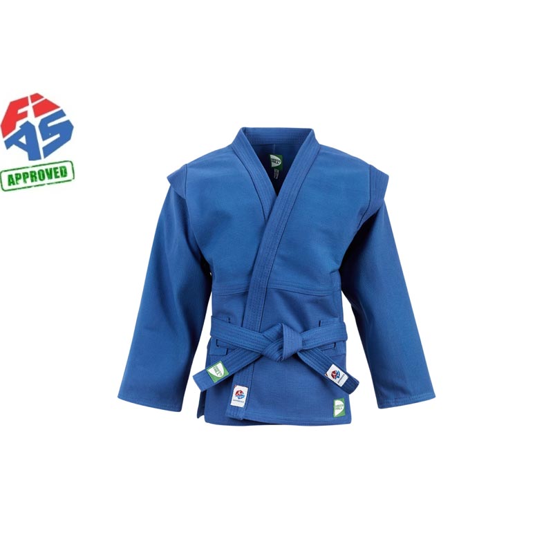 Куртка для самбо Green Hill Мастер (FIAS approved) SC-550 синяя