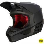 Fox V1 Matte Black (MIPS) шлем внедорожный