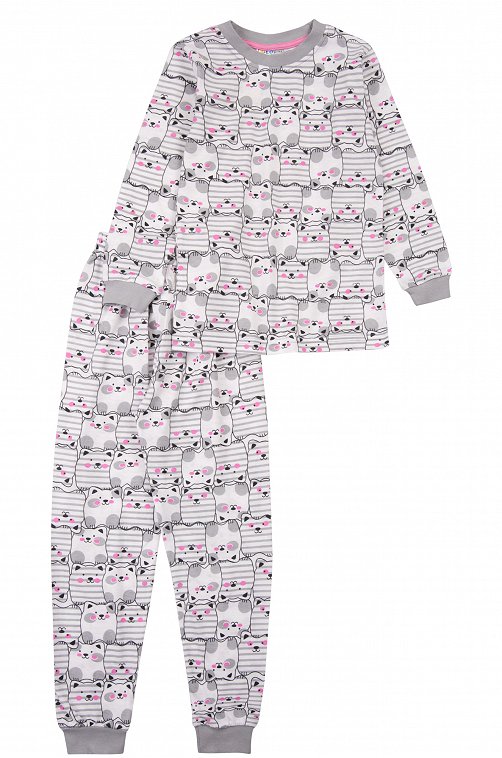 Пижама для девочки Серые кошечки
