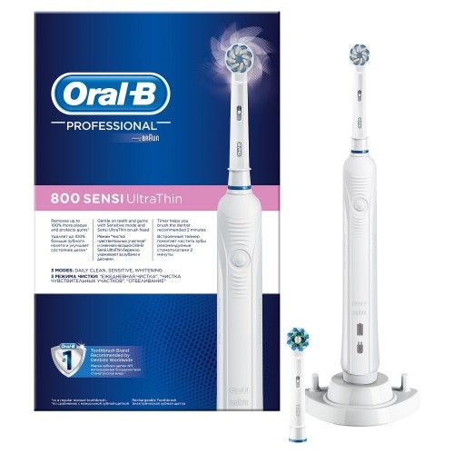 Электрическая зубная щетка Oral-B Pro 800 Sensi UltraThin