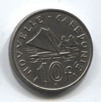 10 франков 1970 Новая Каледония XF
