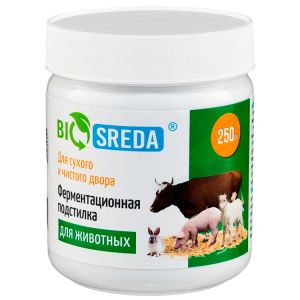 Ферментационная подстилка для животных BIOSREDA 250гр