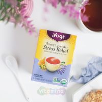 Yogi Tea Успокаивающий Чай с медом и лавандой Stress Relief, 16 пакетиков