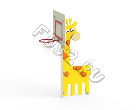 Стойка с баскетбольным  щитом "Жираф"	 521.32