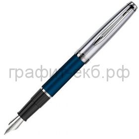 Ручка перьевая Waterman Embleme Blue CT F перо сталь нержавеющая 2100380