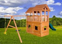Игровая площадка Playgarden SkyFort стандарт c закрытым домиком