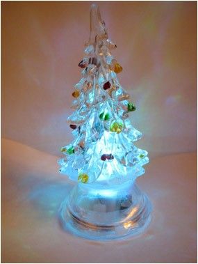 Светящаяся светодиодная ёлочка с шишками Marry Christmas 27 см.