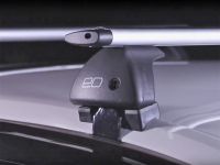 Багажник на крышу Kia Rio 2017-..., sedan, Евродеталь, крыловидные дуги