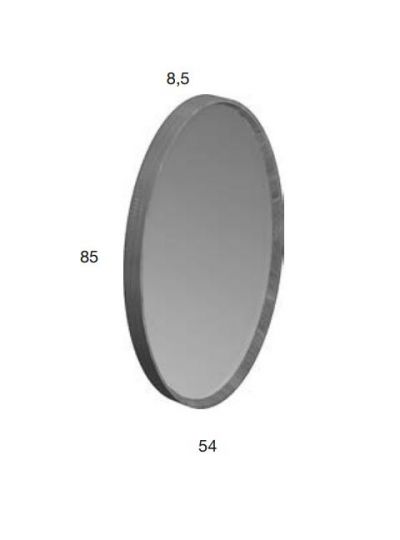 Зеркало Antonio Lupi Forma Forma54 овальное схема 1