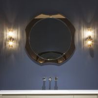 Зеркало без подсветки Antonio Lupi Luxor круглое схема 2