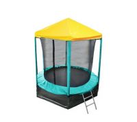 Батут OPTIFIT LIKE GREEN 8 FT (2.44 м) с желтой крышей