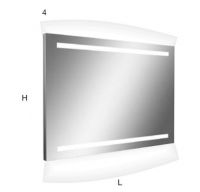 Зеркало Antonio Lupi Spio Spio150W с белой подсветкой схема 2