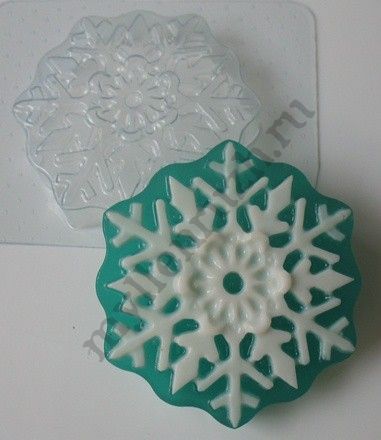 Пластиковая форма Снежинка