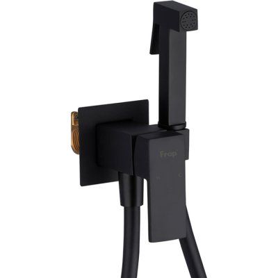 Гигиенический смеситель Frap F7506-6 Черный