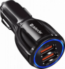 Автомобильное ЗУ UCA-100 2xUSB, QC3.0+2.4A