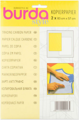 Копировальная бумага Burda белая/жёлтая 83х57 см (2 шт.)