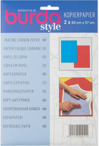 Копировальная бумага Burda синяя/красная 83х57 см (2 шт.)