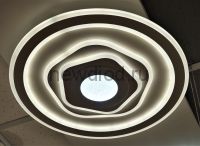 Управляемый светодиодный светильник GEOMETRIA 9250-2 120Вт-30м² 500мм 6/3/4000K пульт Oreol