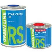 Green Line STAR Clear HS 2:1. Лак системы HS, комплект, объем 1л. + 500мл.