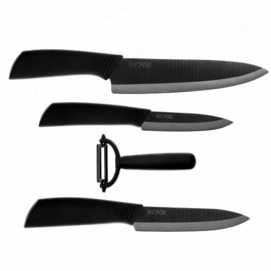 Набор из 4-х керамических ножей Xiaomi Huo Hou Nano Ceramic Knife