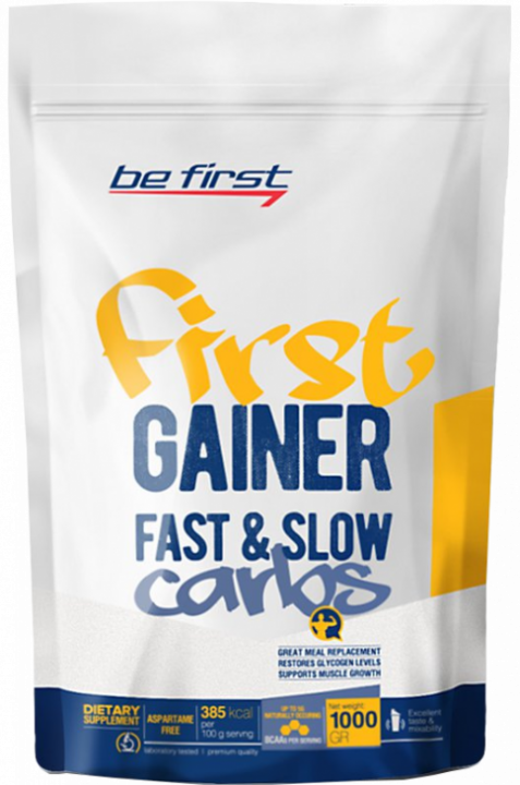 Гейнер Be First Gainer Fast & Slow Carbs 1000 гр