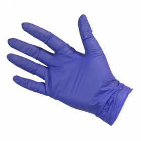 Перчатки нитриловые S 100шт (50пар) фиолетовый