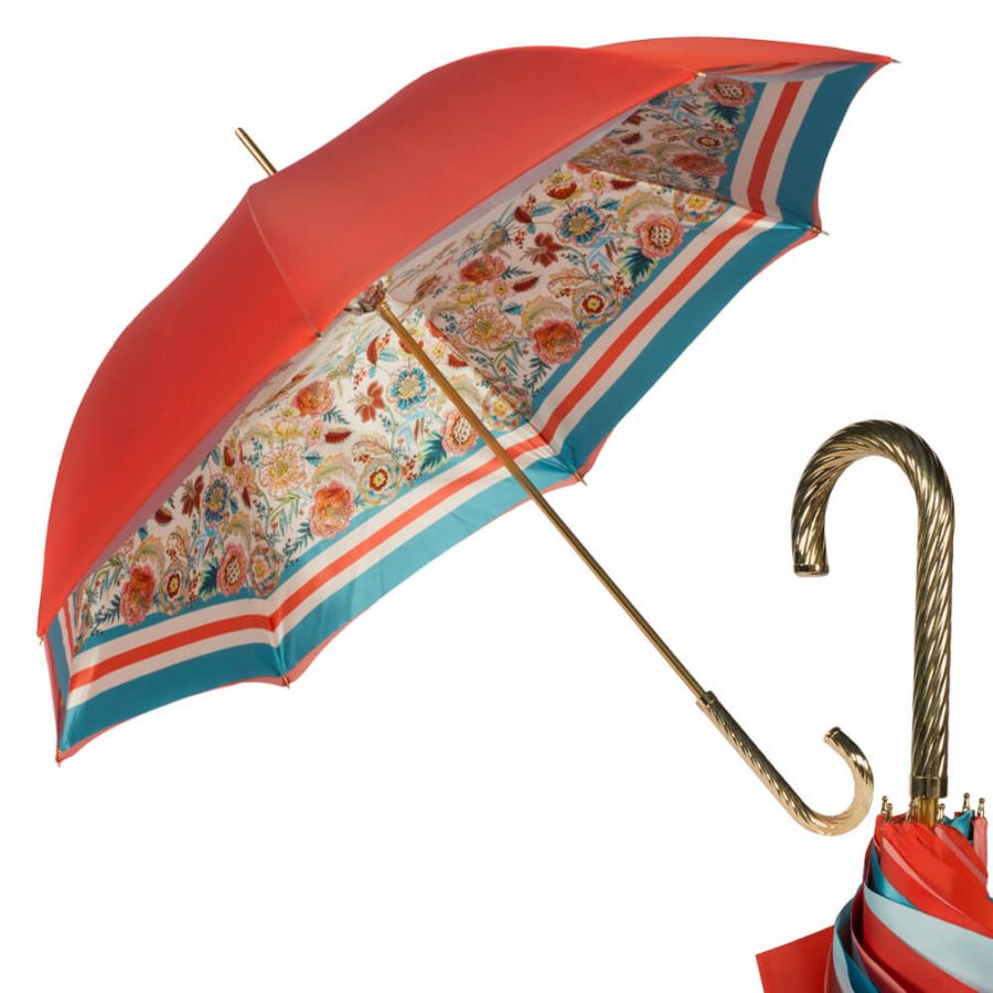 Зонт-трость Pasotti Coral Sudario Crema Spring