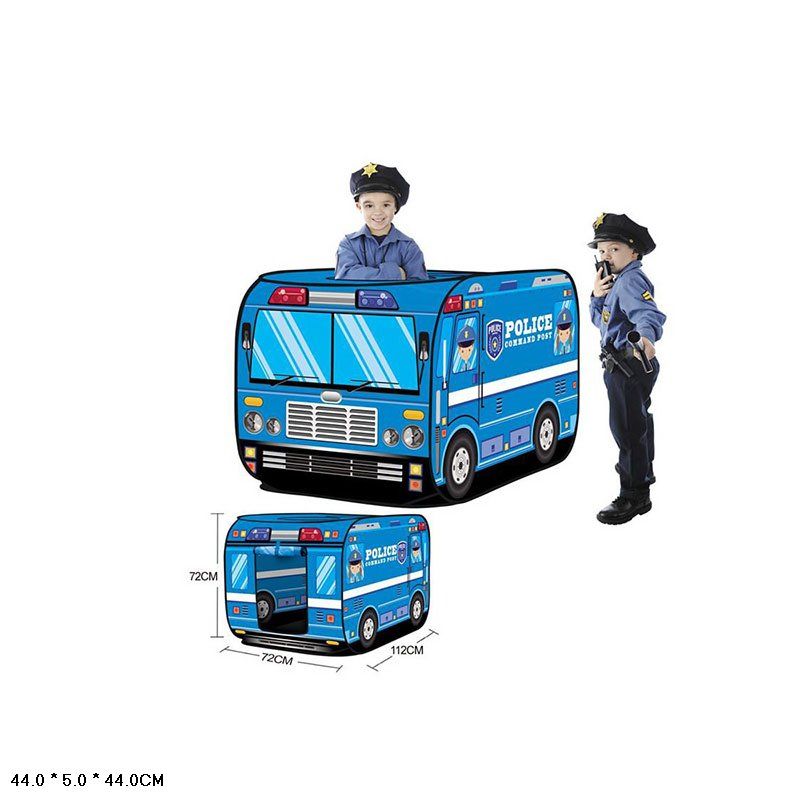 Палатка детская игровая полицейская машина (W546)
