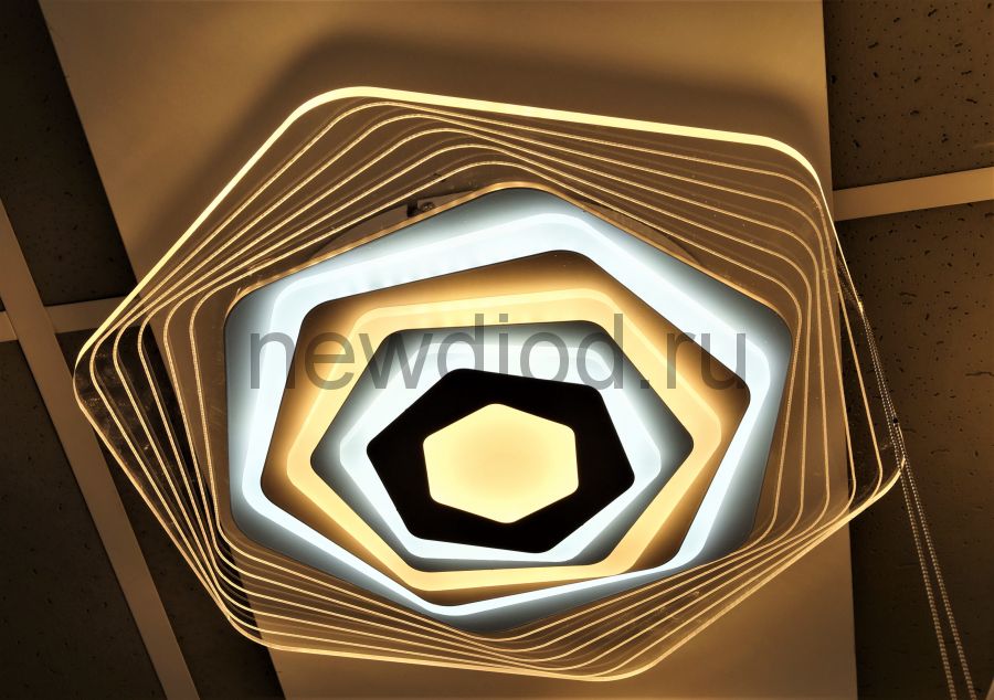 Управляемый светильник GEOMETRIA 9252-2 90Вт-23м² 500мм 6/3/4000K БЕЗ ПУЛЬТА Oreol