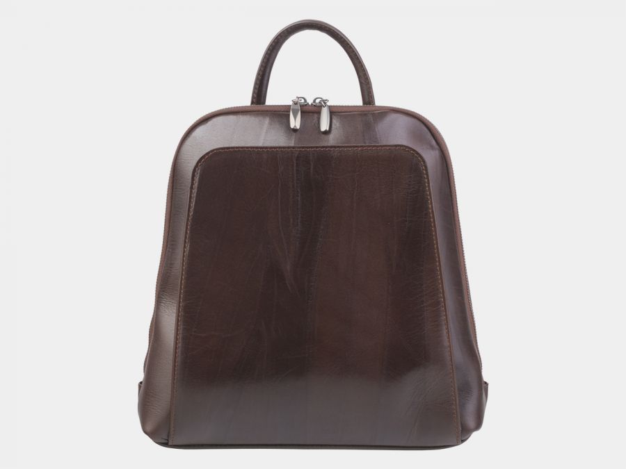 Рюкзак из натуральной кожи Alexander-TS "R0023 Brown"