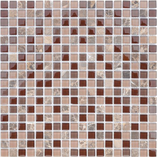 Мозаика LeeDo - Caramelle: Naturelle - Qaradag 15x15x4 мм