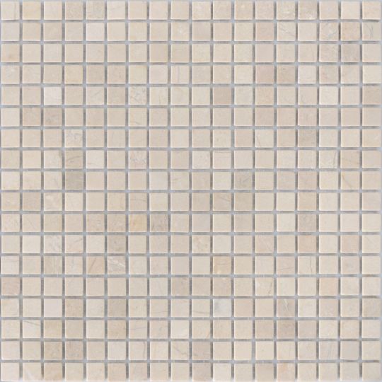 Мозаика LeeDo: Pietrine - Crema Marfil матовая 15x15x4 мм