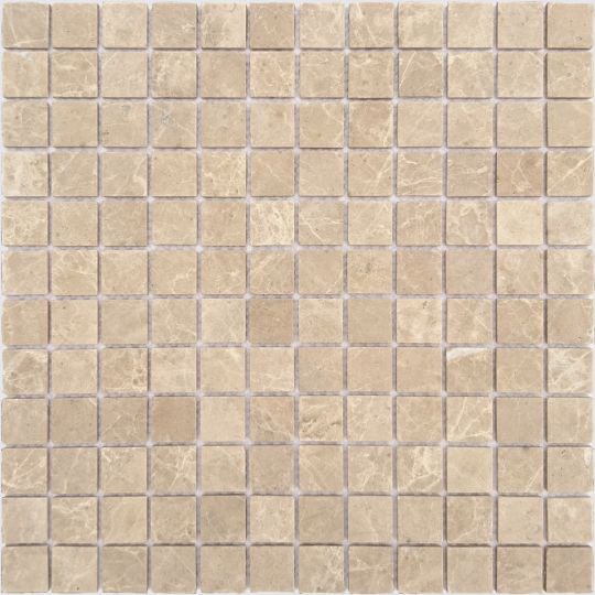 Мозаика LeeDo - Caramelle: Pietrine - Emperador Light матовая 23x23x4 мм