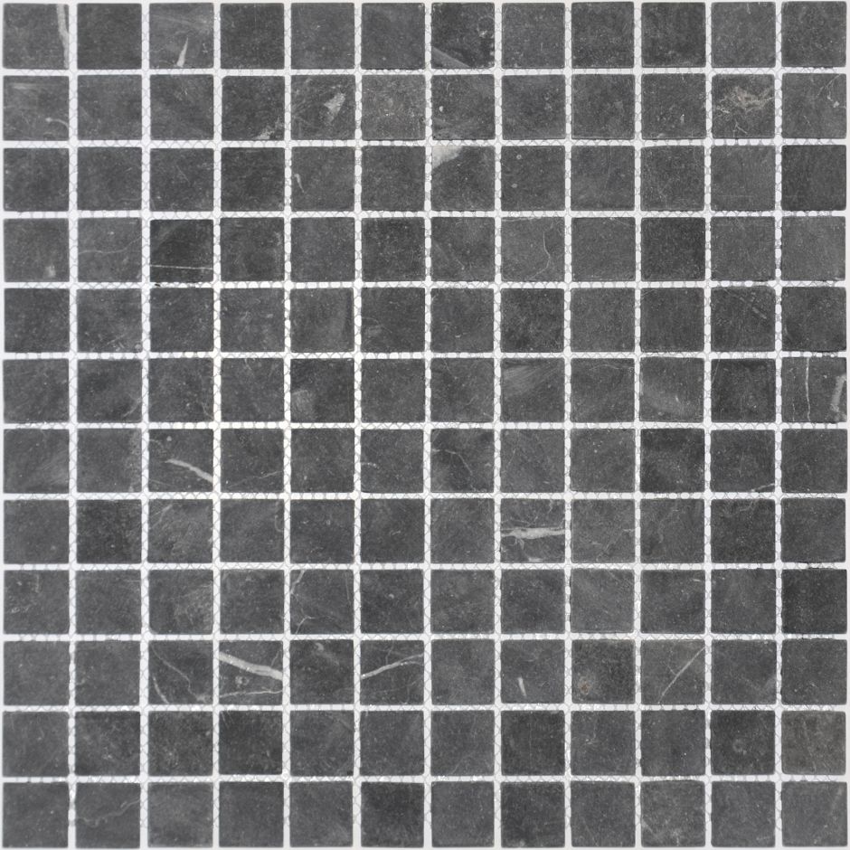 Мозаика LeeDo: Pietrine - Nero Oriente матовая 23x23x4 мм