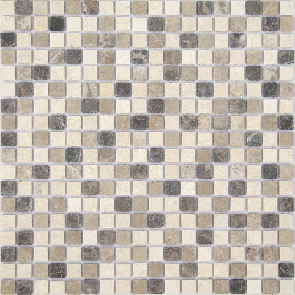 Мозаика LeeDo - Caramelle: Pietrine - Pietra Mix 1 матовая 15x15x4 мм