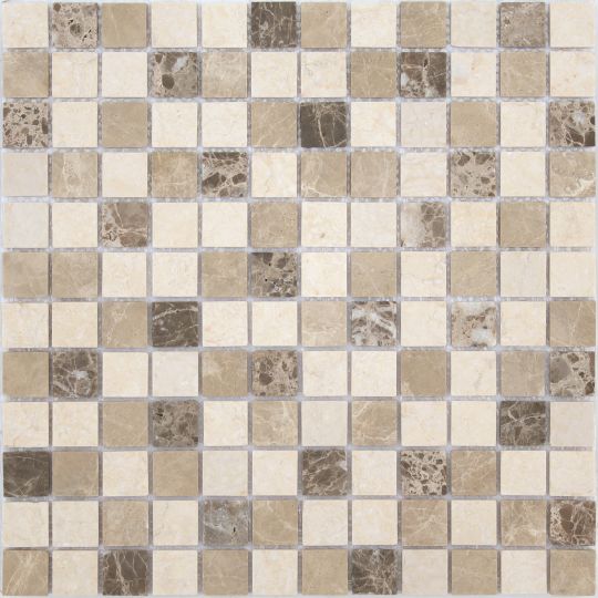 Мозаика LeeDo - Caramelle: Pietrine - Pietra Mix 1 матовая 23x23x4 мм