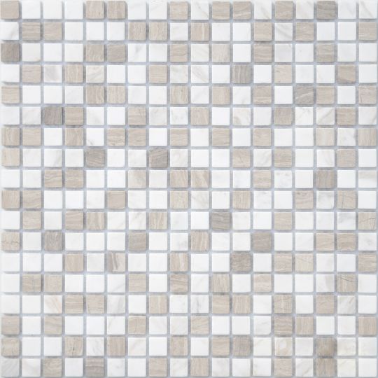Мозаика LeeDo: Pietrine - Pietra Mix 2 матовая 15x15x4 мм