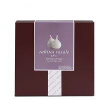 Конфеты Rabitos Royale Инжир в белом шоколаде с кремом и клубникой 15 шт - 265 г (Испания)