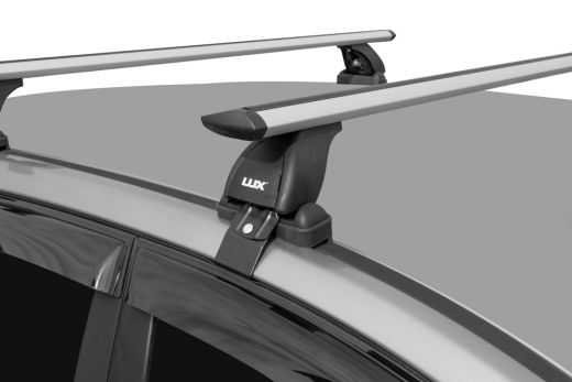 Багажник на крышу Hyundai Santa Fe внедорожник 2012-…, Lux, крыловидные дуги