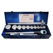 ALT-6001W Набор торцевых головок 3/4", 12гр., 22-50 мм, 15пр. Licota