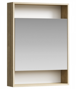 Зеркальный шкаф Aqwella Сити 60 дуб балтийский SIT0406DB