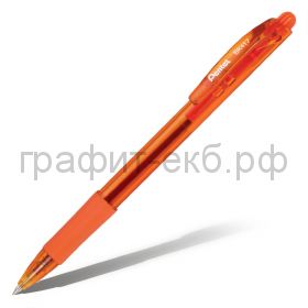 Ручка шариковая Pentel BK417 Wow матовый корпус оранжевая