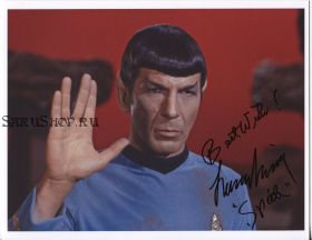 Автограф: Леонард Нимой. Star Trek / Звездный путь. Редкость