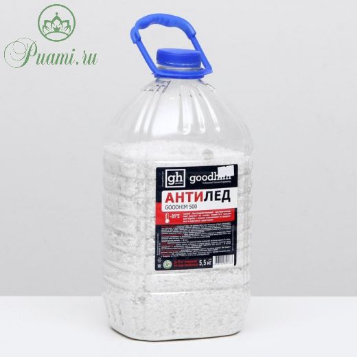 Антигололедный реагент (сухой) Goodgim (ПЭТ) 5,5 кг 5411543