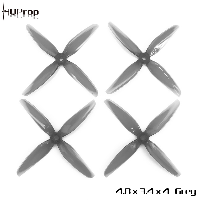Пропеллеры HQProp 4.8X3.4X4 четырёхлопастные (2 пары)