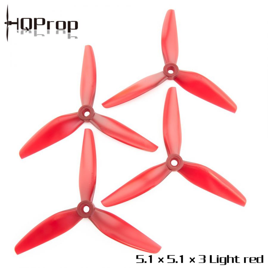 Пропеллеры HQProp 5.1X5.1X3 трёхлопастные (2 пары)