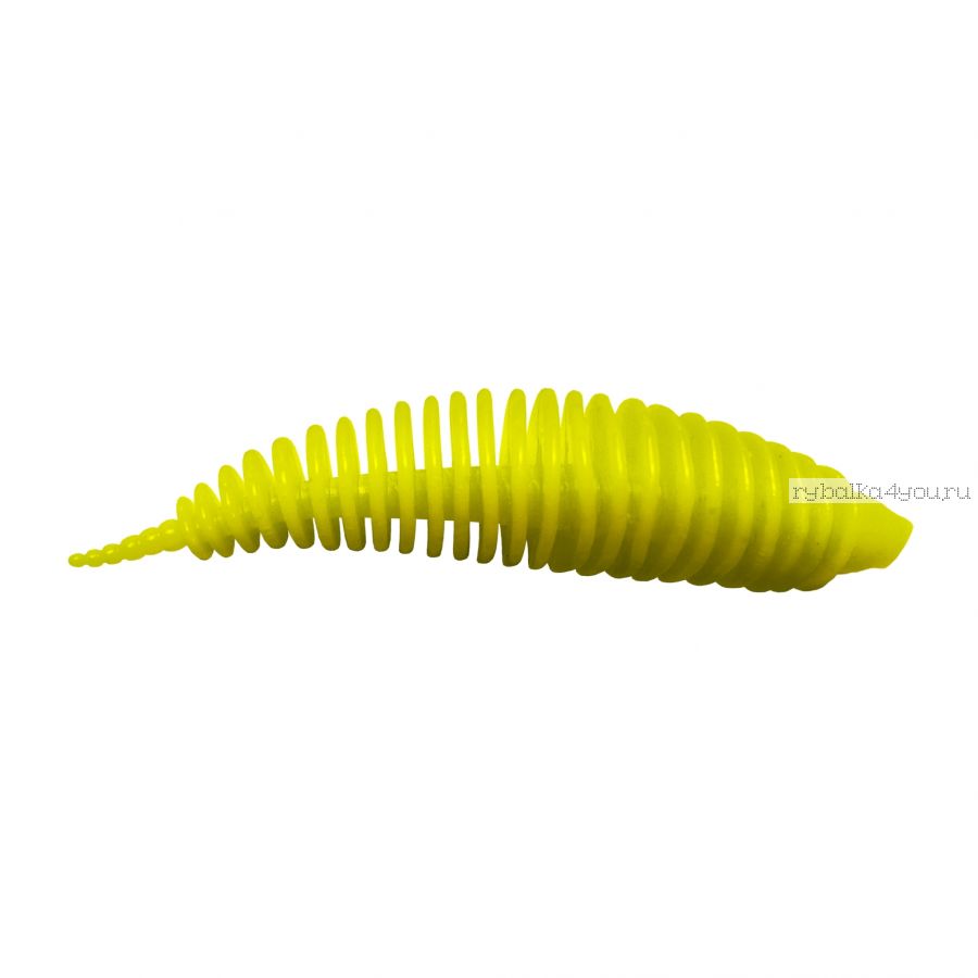 Мягкая приманка Dunaev DT Maggot Slim 50 мм / упаковка 6 шт / цвет: (301) желтый