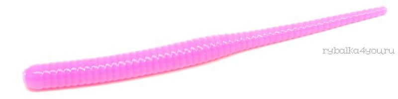 Мягкая приманка Dunaev DT Worm R 100 мм / упаковка 5 шт / цвет: (150) розовый