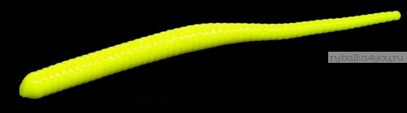 Мягкая приманка Dunaev DT Worm R 100 мм / упаковка 5 шт / цвет: (301) желтый